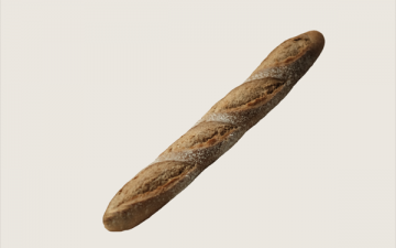 BAGUETTE RUSTIQUE (Bánh mì baguette đồng quê)